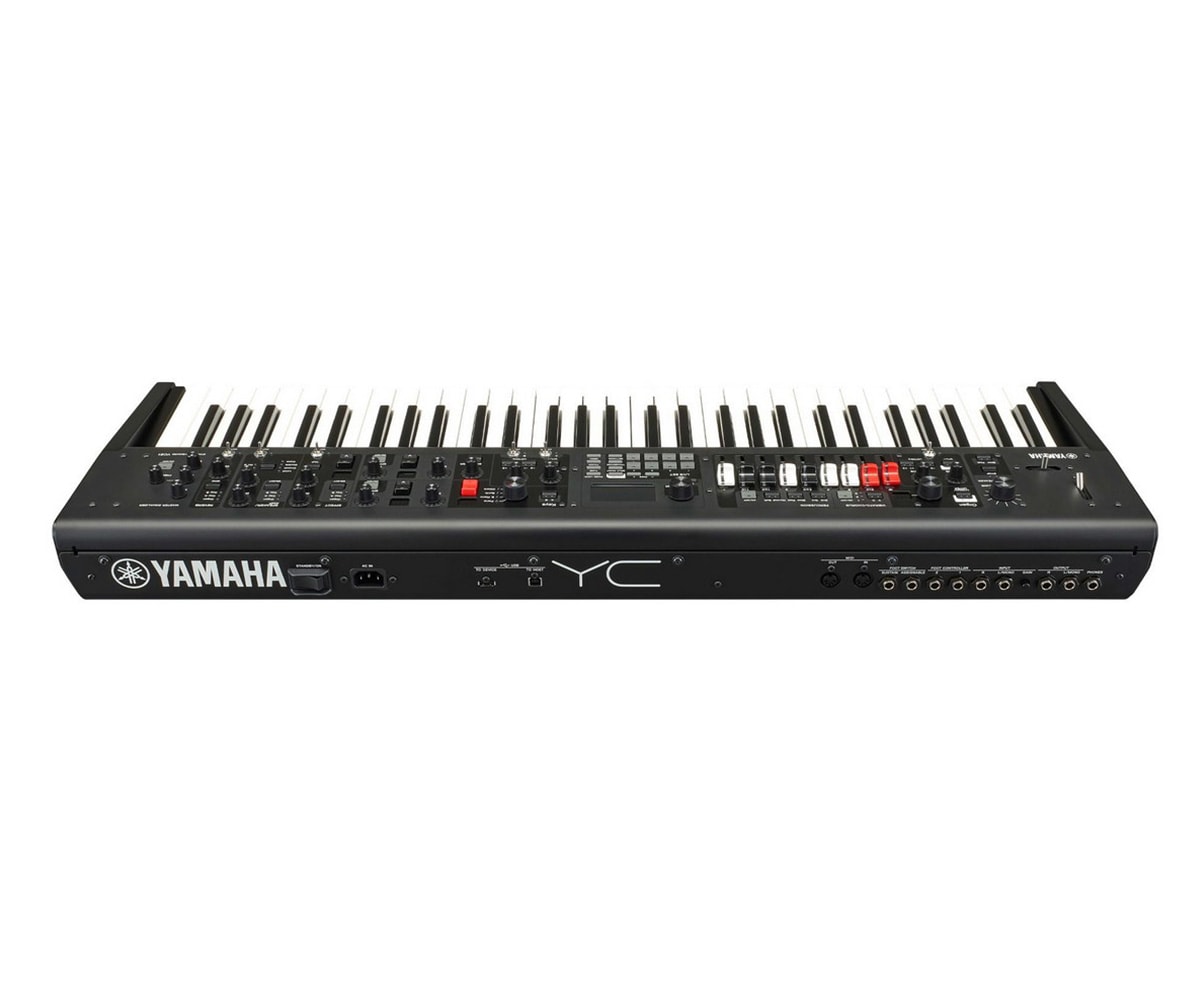 Yamaha YC61 Stagekeyboard rear angle