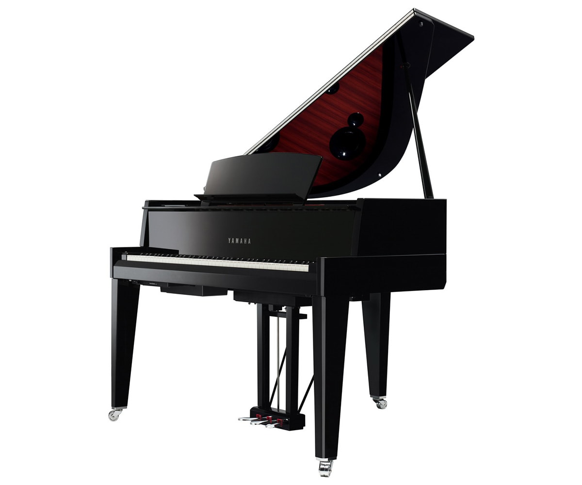 Yamaha AvantGrand N3X schwarz poliert deckel offen