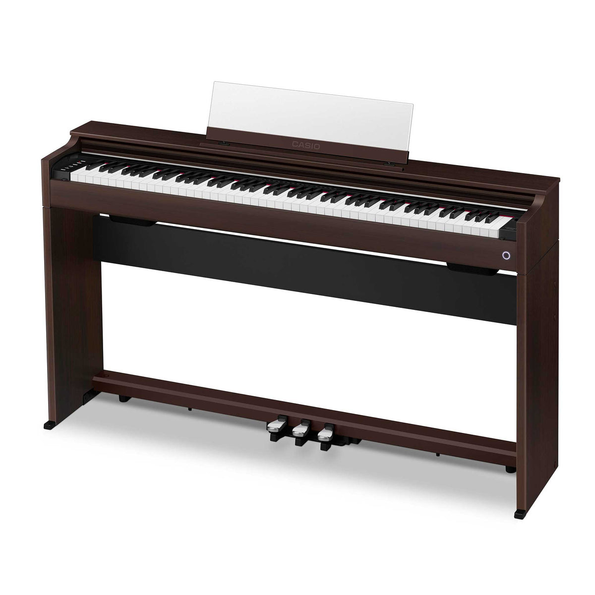 Casio AP-S200 Digitalpiano brown open angle left
