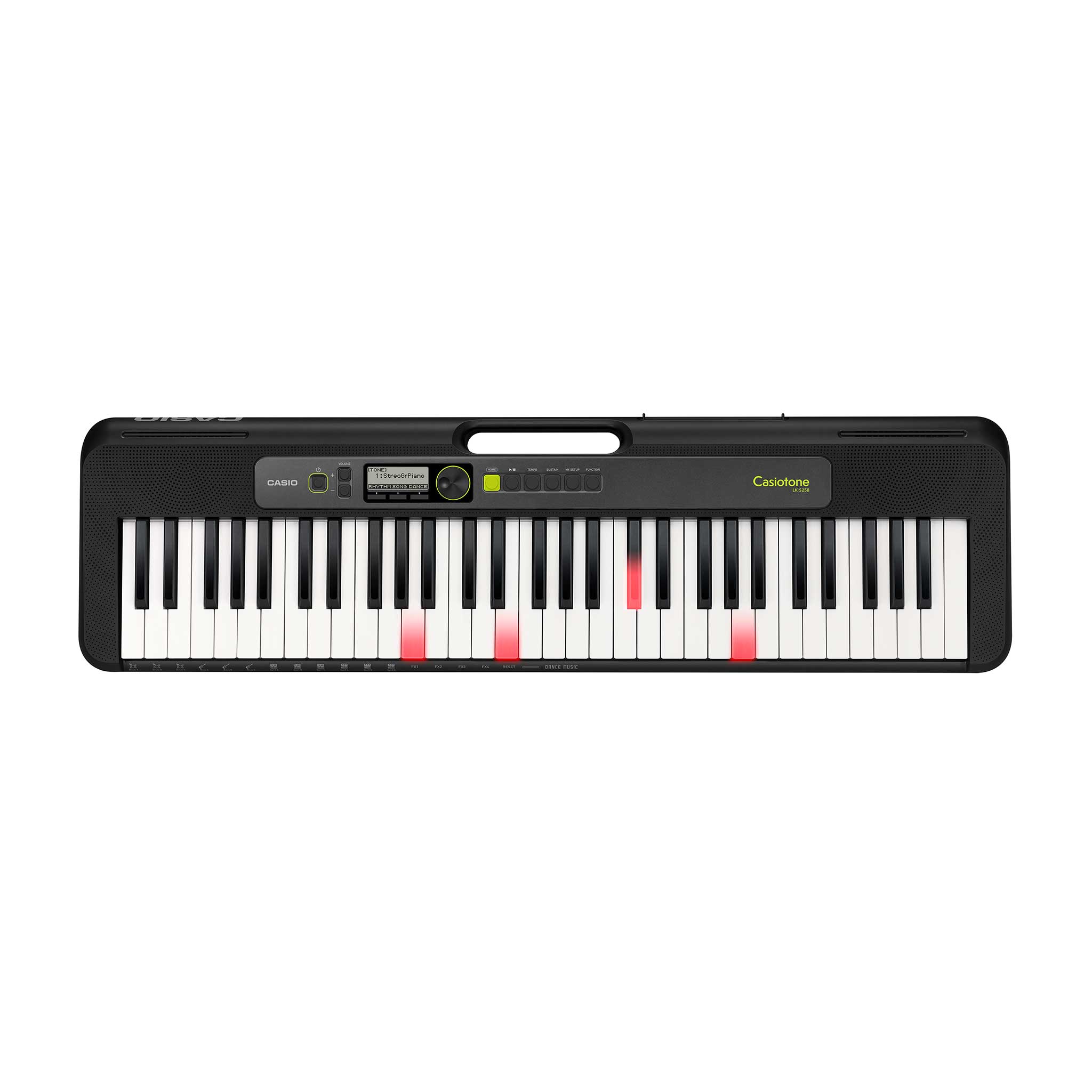 Casio Keyboard LK-S250 Leuchttasten top