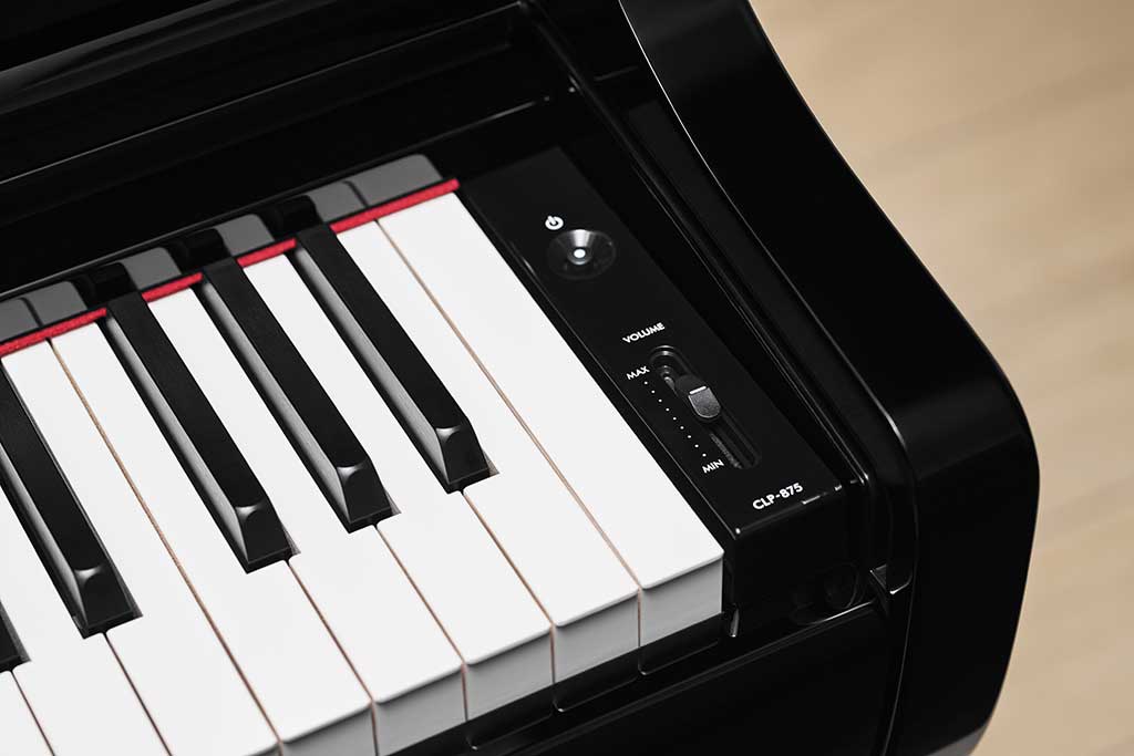 Yamaha Clavinova CLP-875B detail Volume Fader