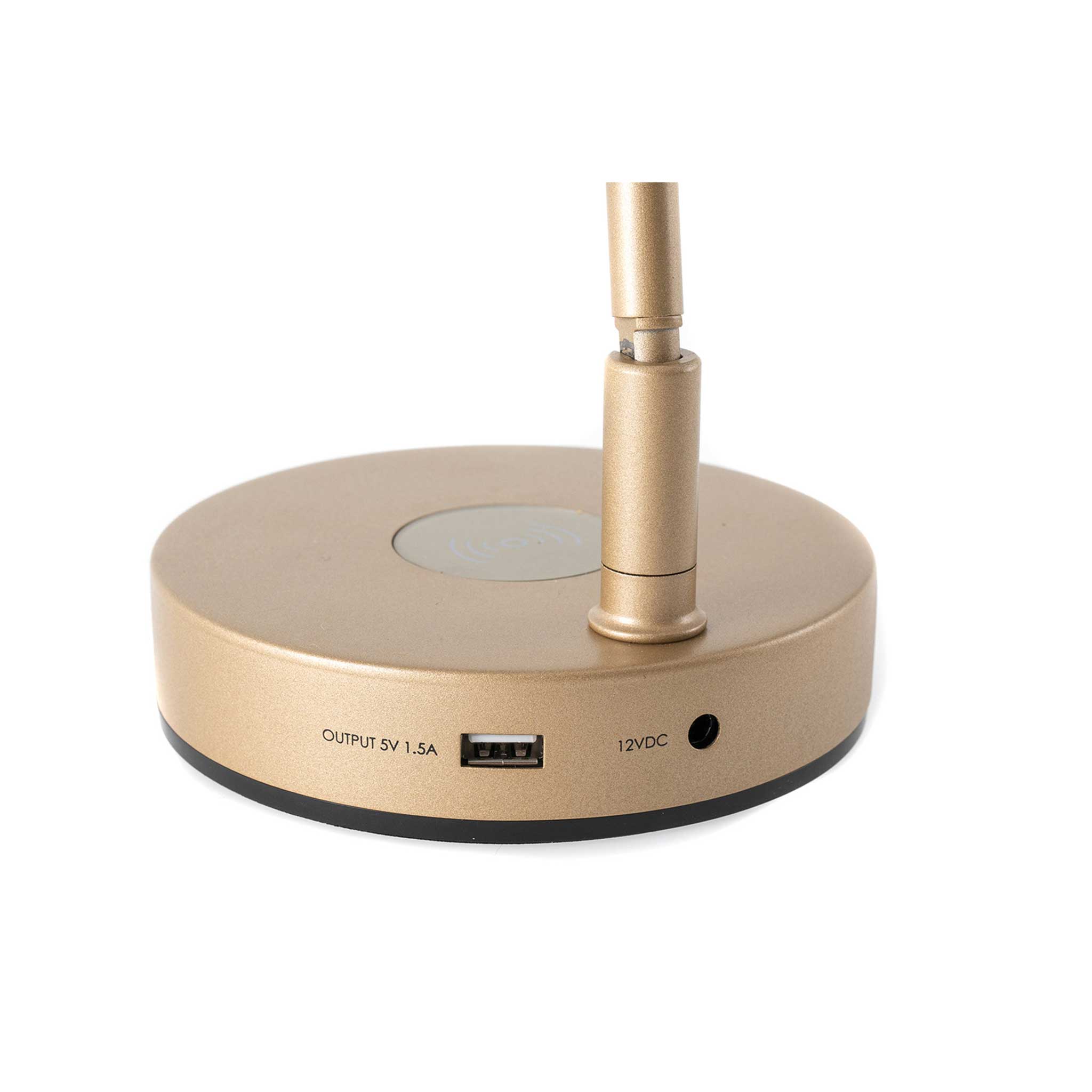 Gewa Pianolampe PL78 gold matt detail charger