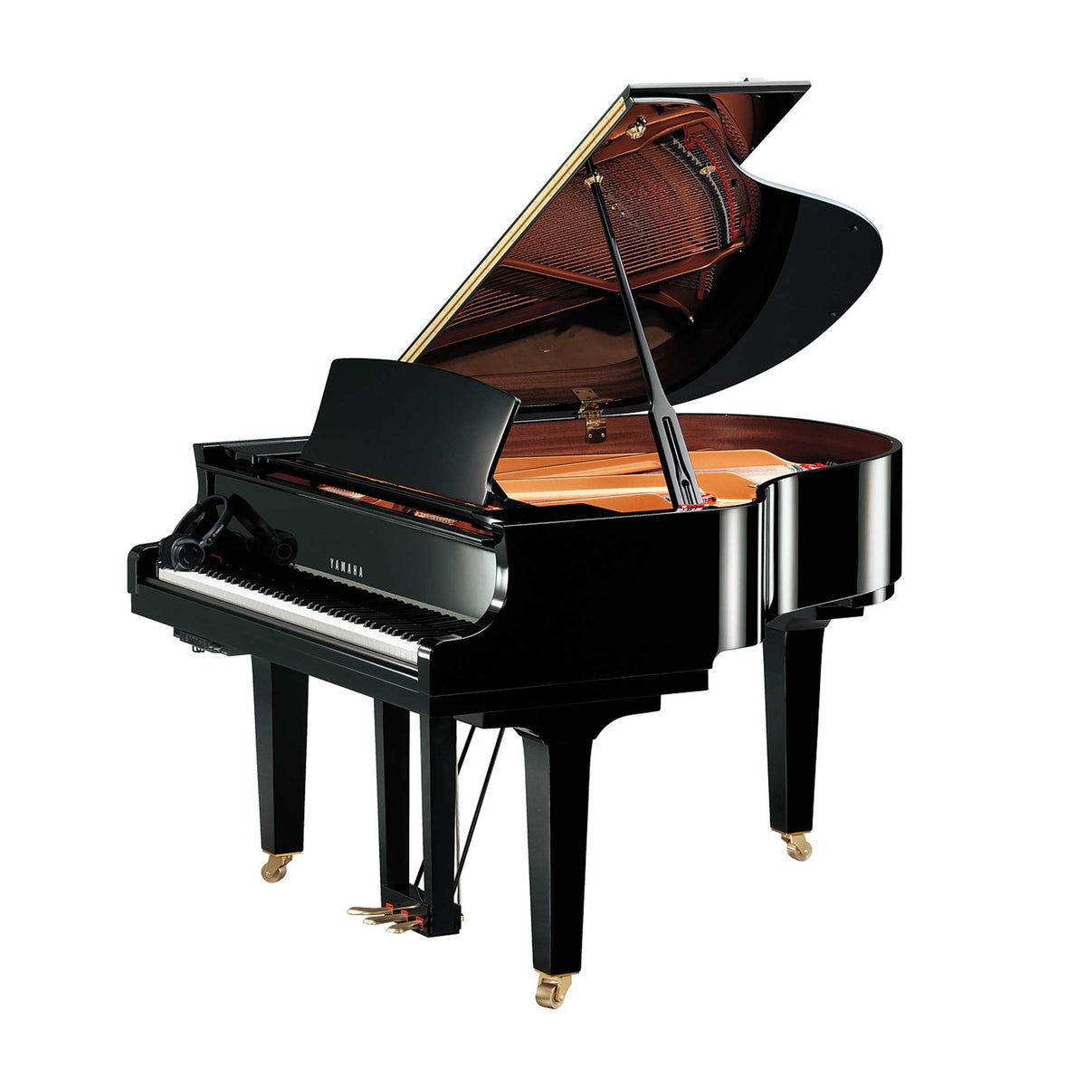 Yamaha C1xSH3 Silent Flügel schwarz rechts