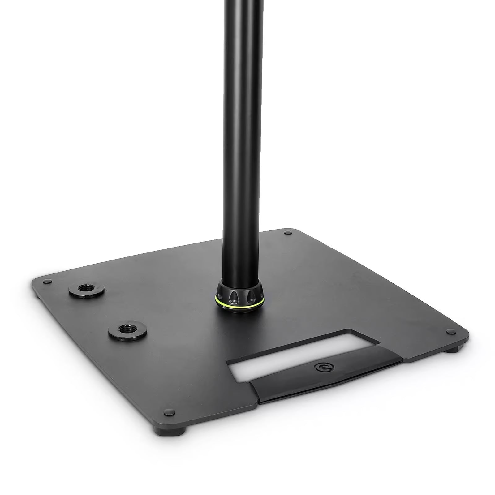 Gravity Studio Monitor Ständer mit quadratischem Stahlsockel schwarz