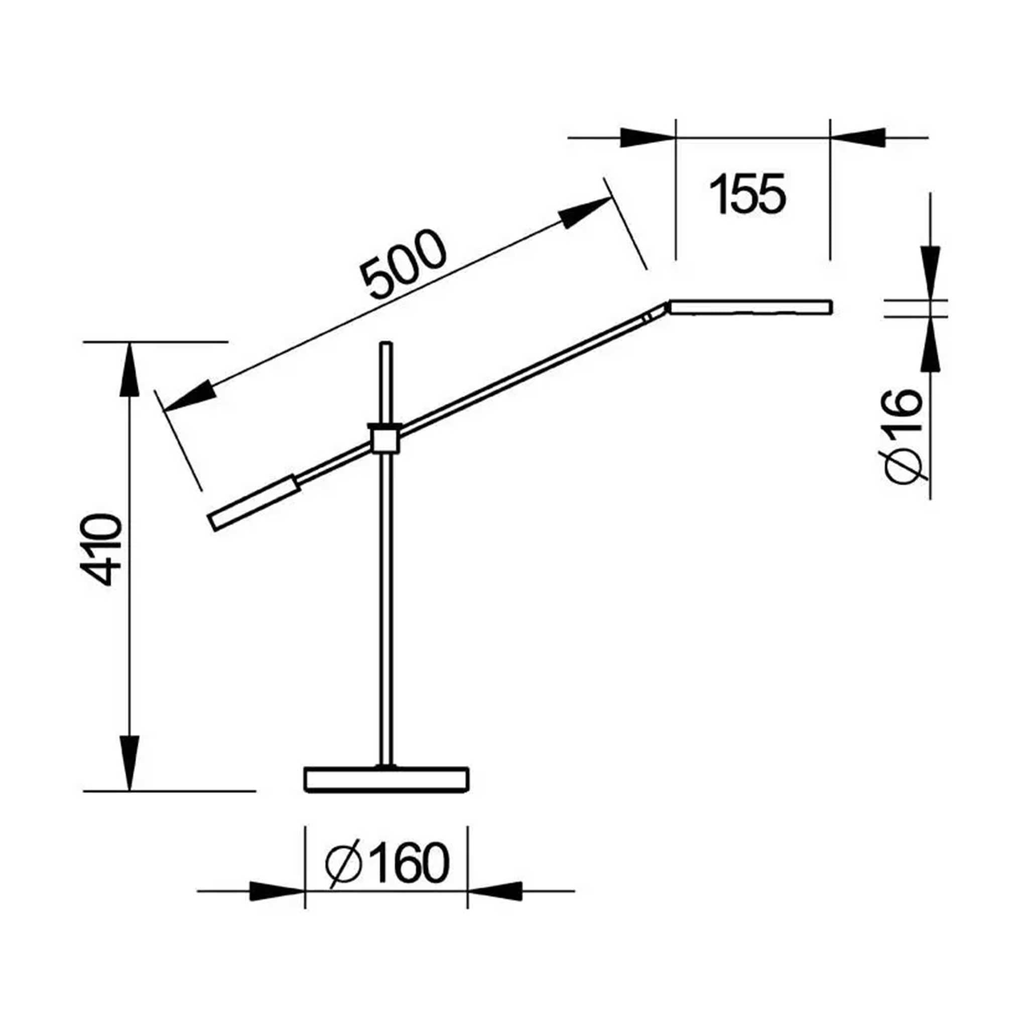 Abmessungen L5842 schmidt leuchten klavier lampe