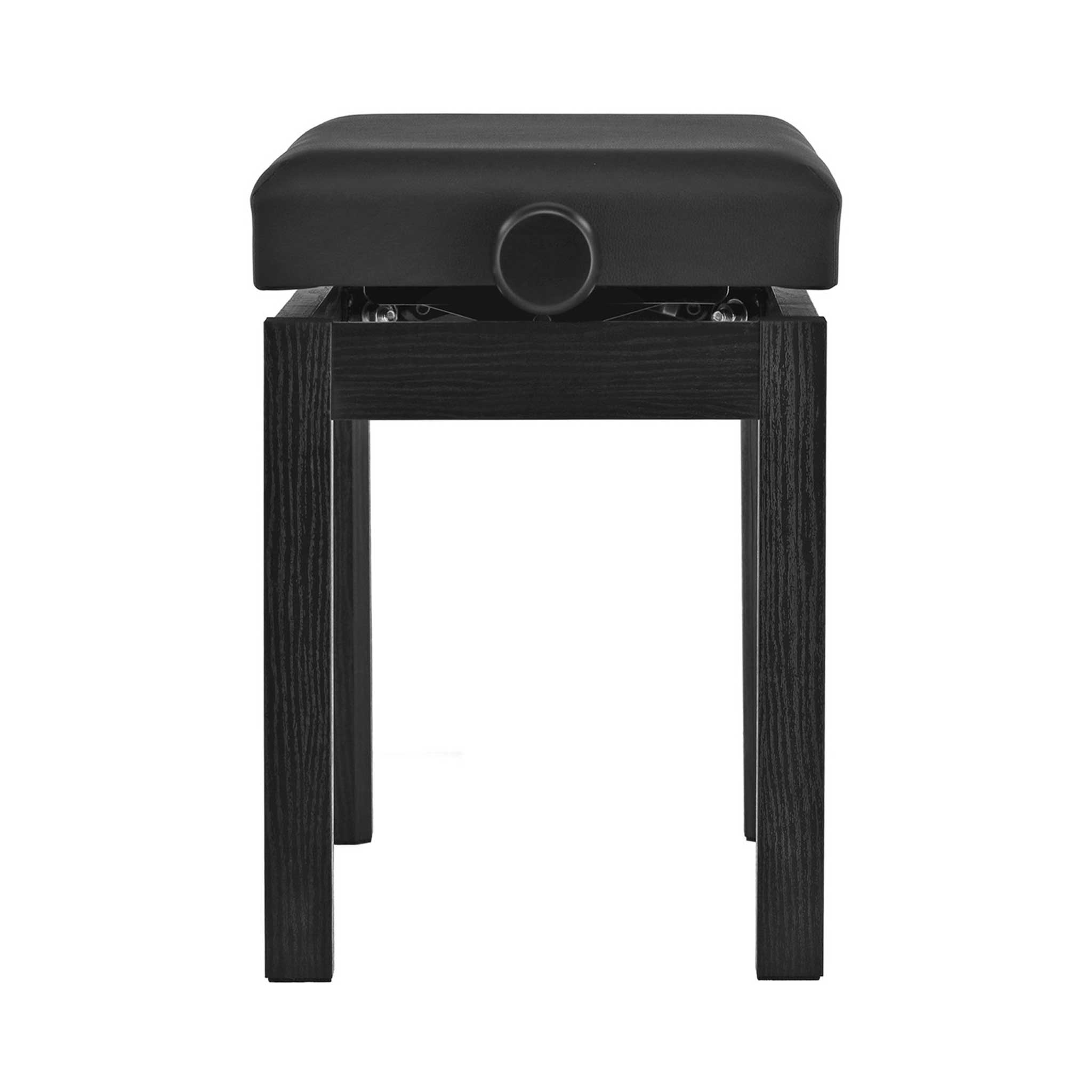 Klavierbank Schwarz seite