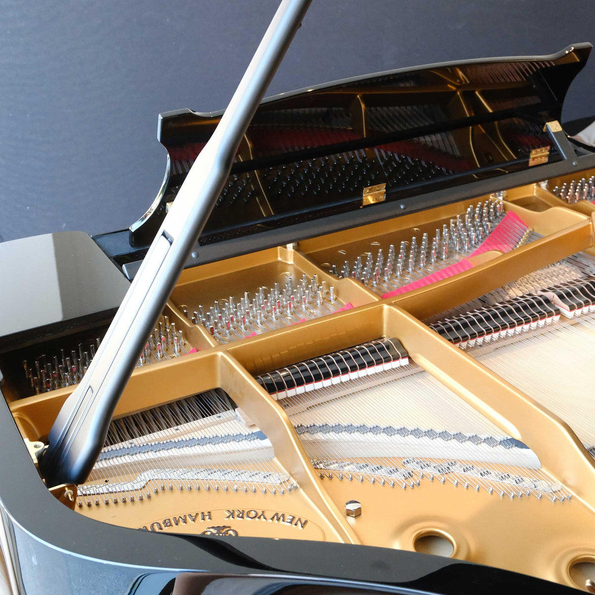 Steinway & Sons Flügel D Detail Saiten Rahmen