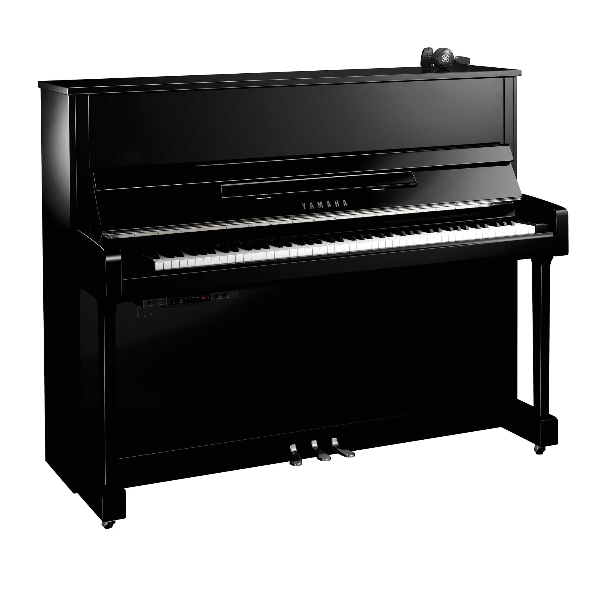 Yamaha b3TC3 Silent klavier mit kopfhörer schwarz und chrom Garnitur