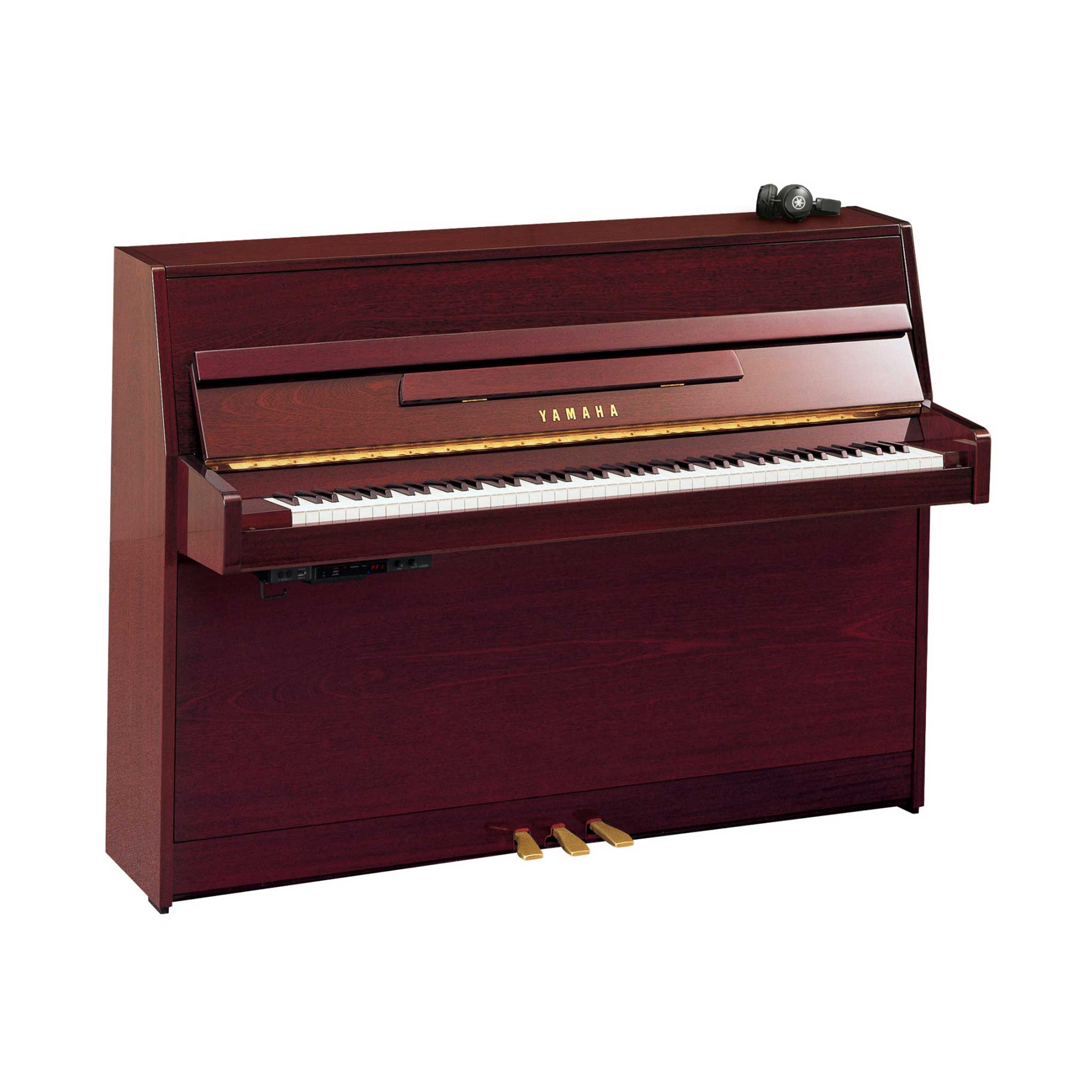 Yamaha b1SC3PM - Silentpiano Mahagoni poliert mit Kopfhörer