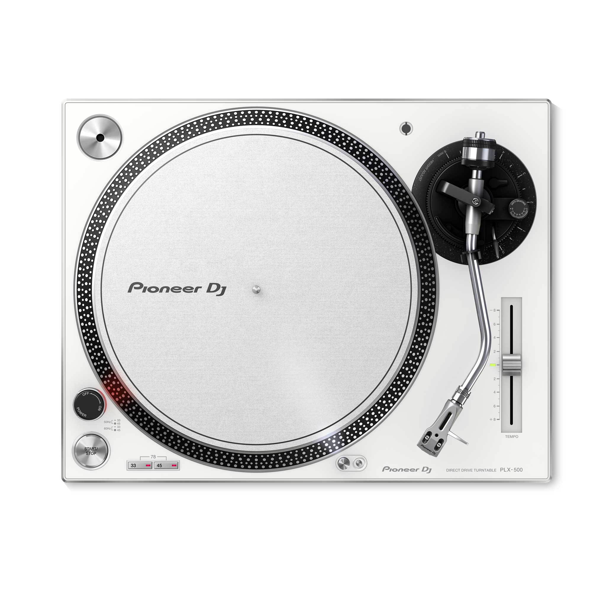 Pioneer Plattenspieler PLX 500 weiß top