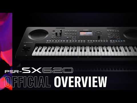 Yamaha PSR-SX620 Keyboard Overview viedeo
