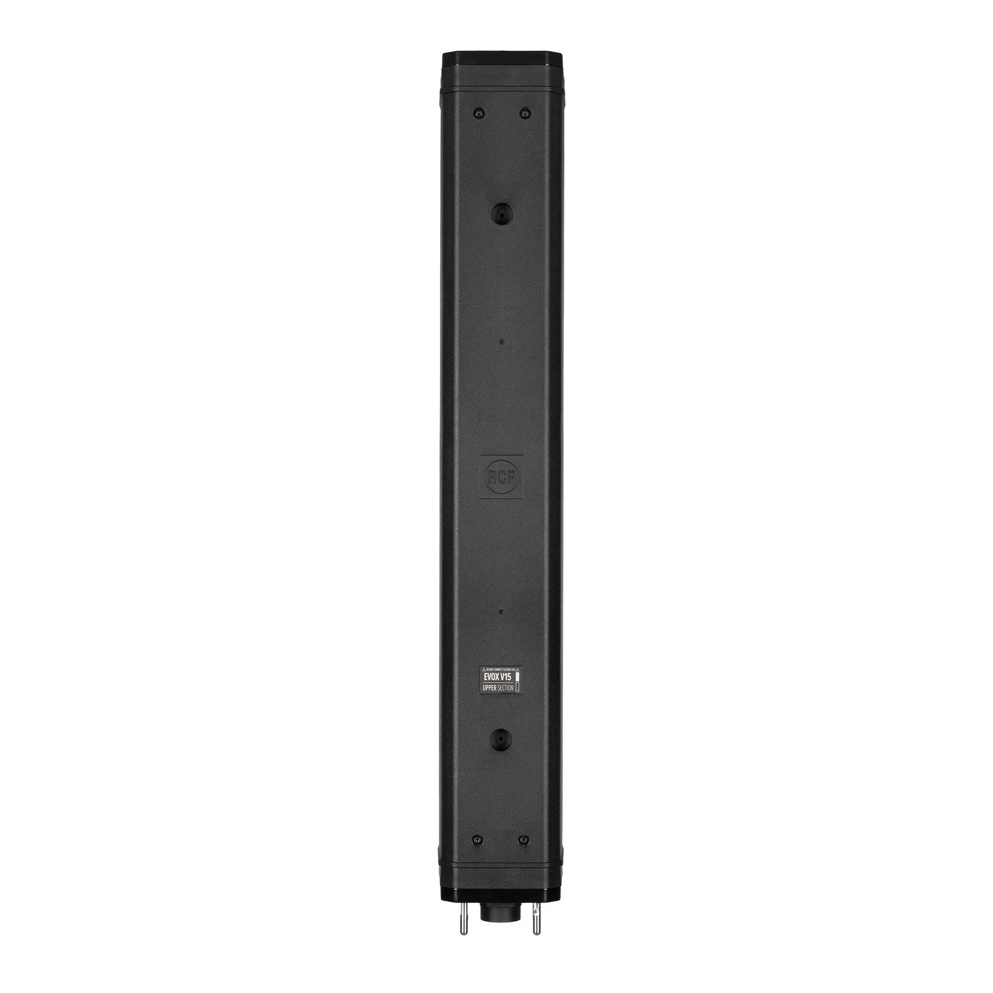 RCF Evox V15 Säulenlautsprecher schwarz rückseite top