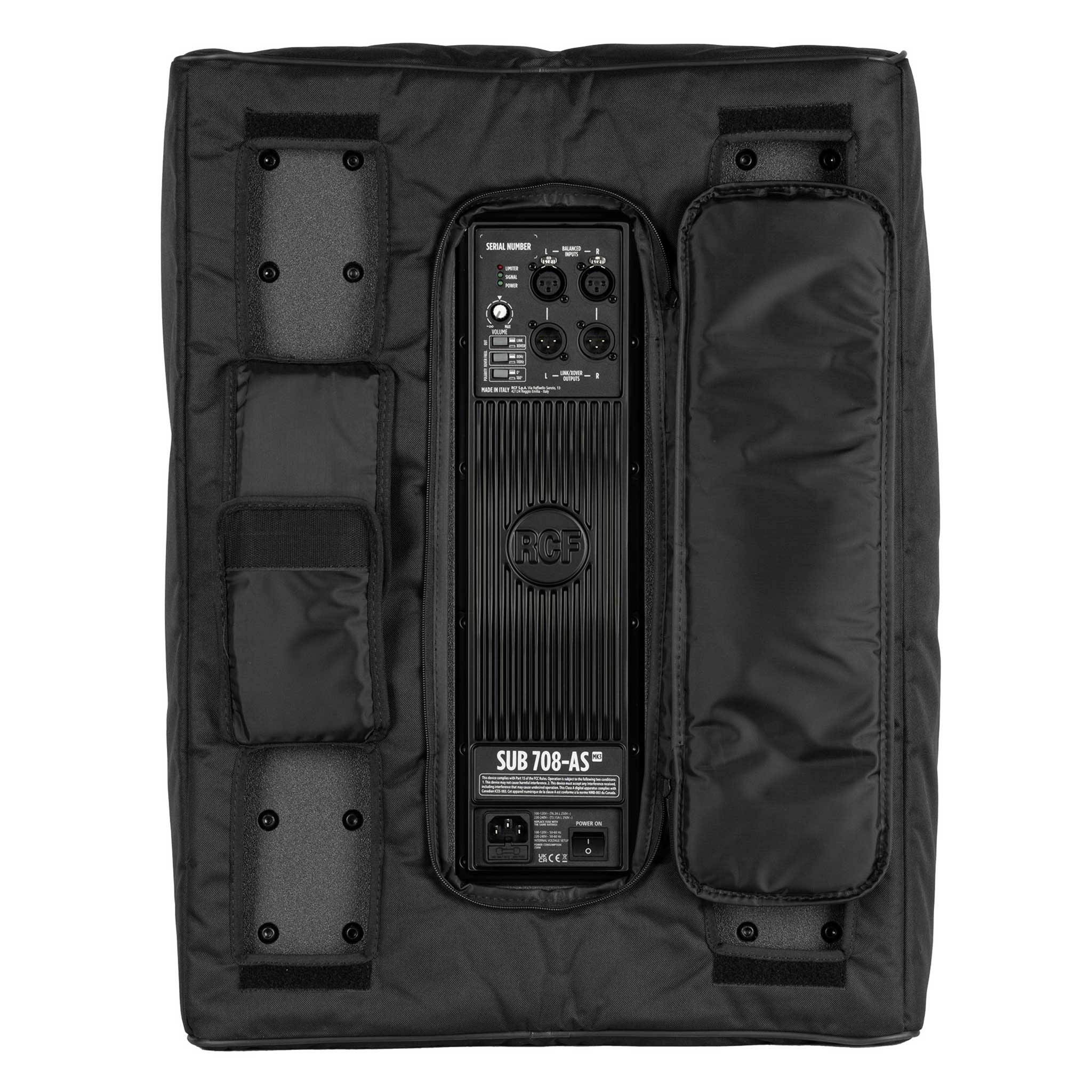 RCF Subwoofer Cover 003 Rückseite offen