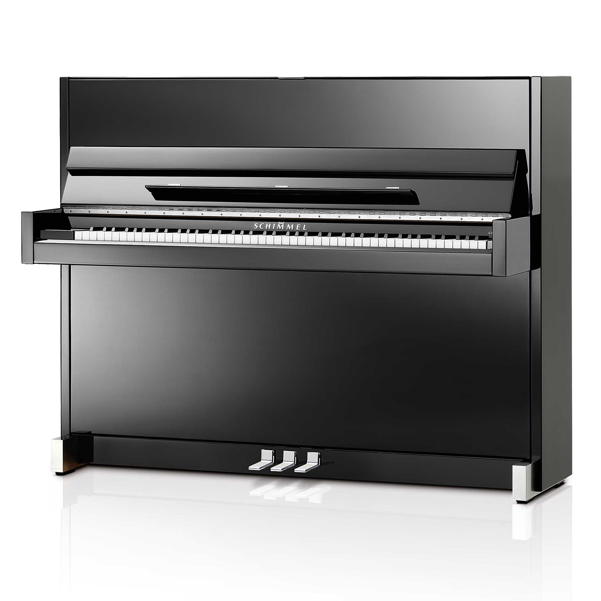 Schimmel C116 Modern schwarz poliert links