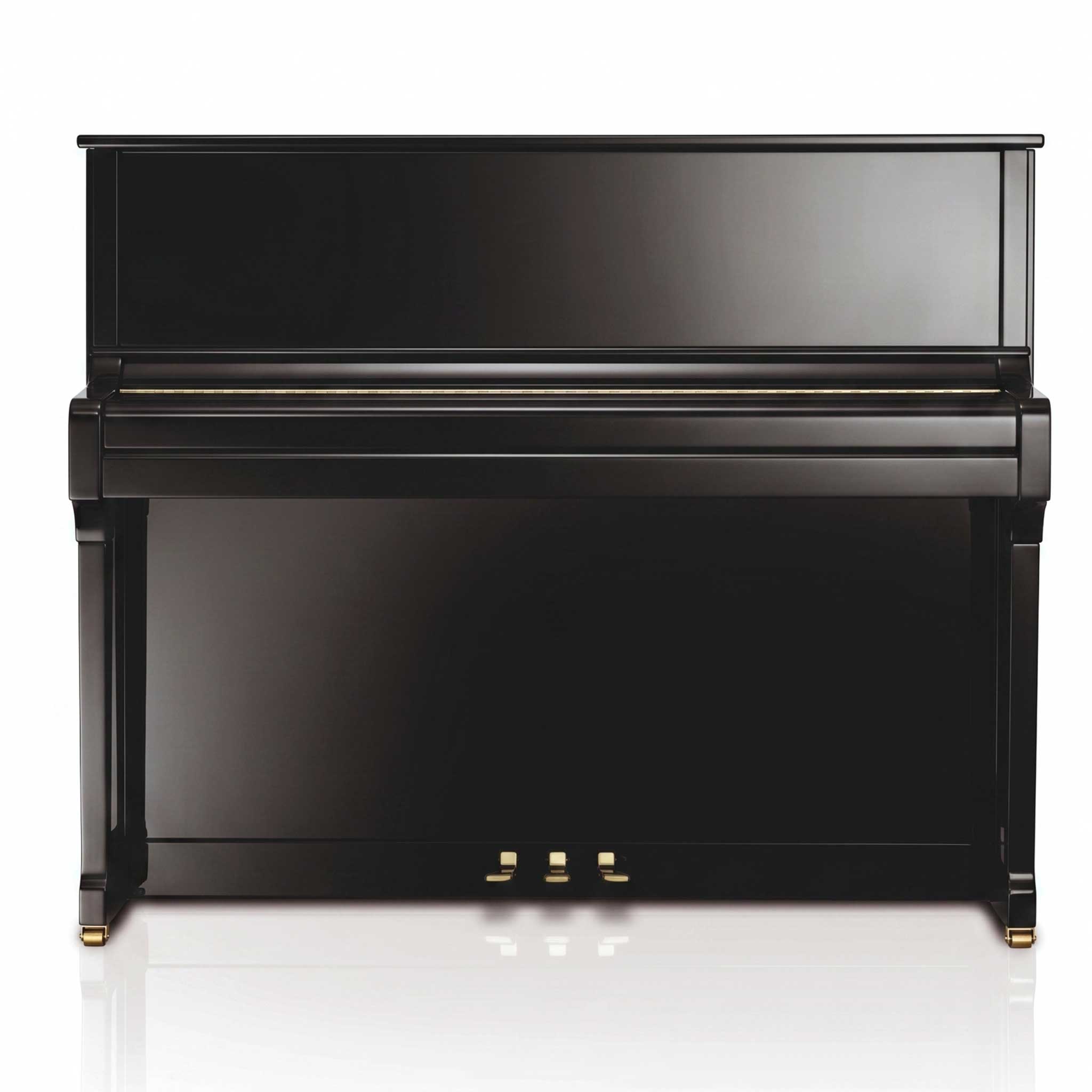 Schimmel C121Tradition Piano schwarz poliert front geschlossen