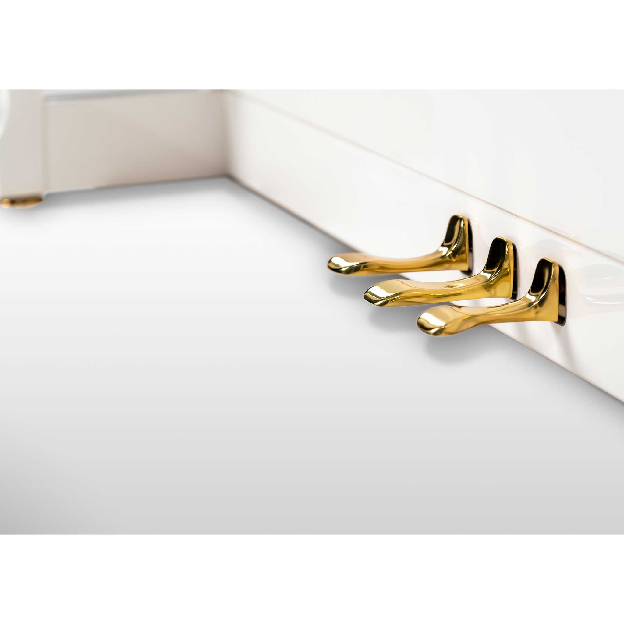 Schimmel Piano C116 Tradition weiss poliert pedale