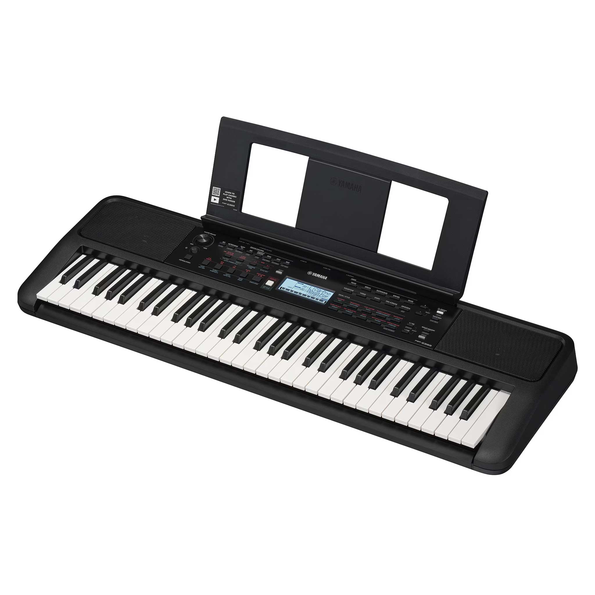 Yamaha Keyboard PSR-E383 angle notestand