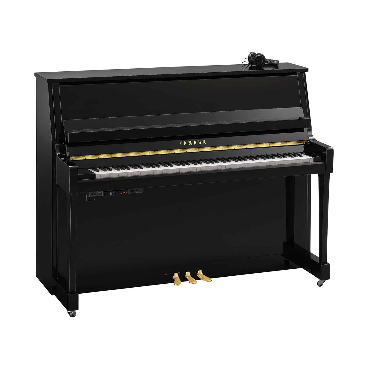Piano Yamaha b20 schwarz poliert Silentsystem und Kopfhörer