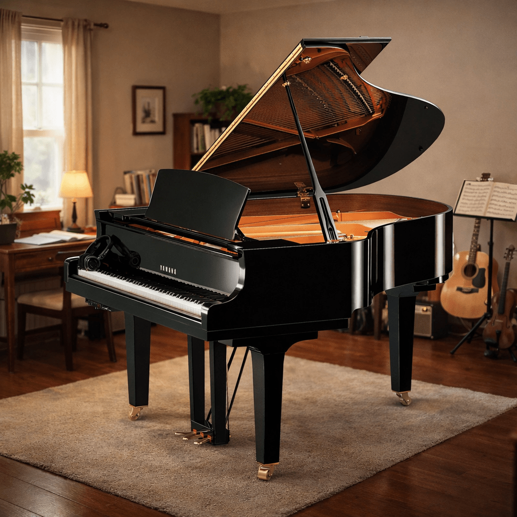 Yamaha C2xSH3 Silent Flügel in Wohnzimmer