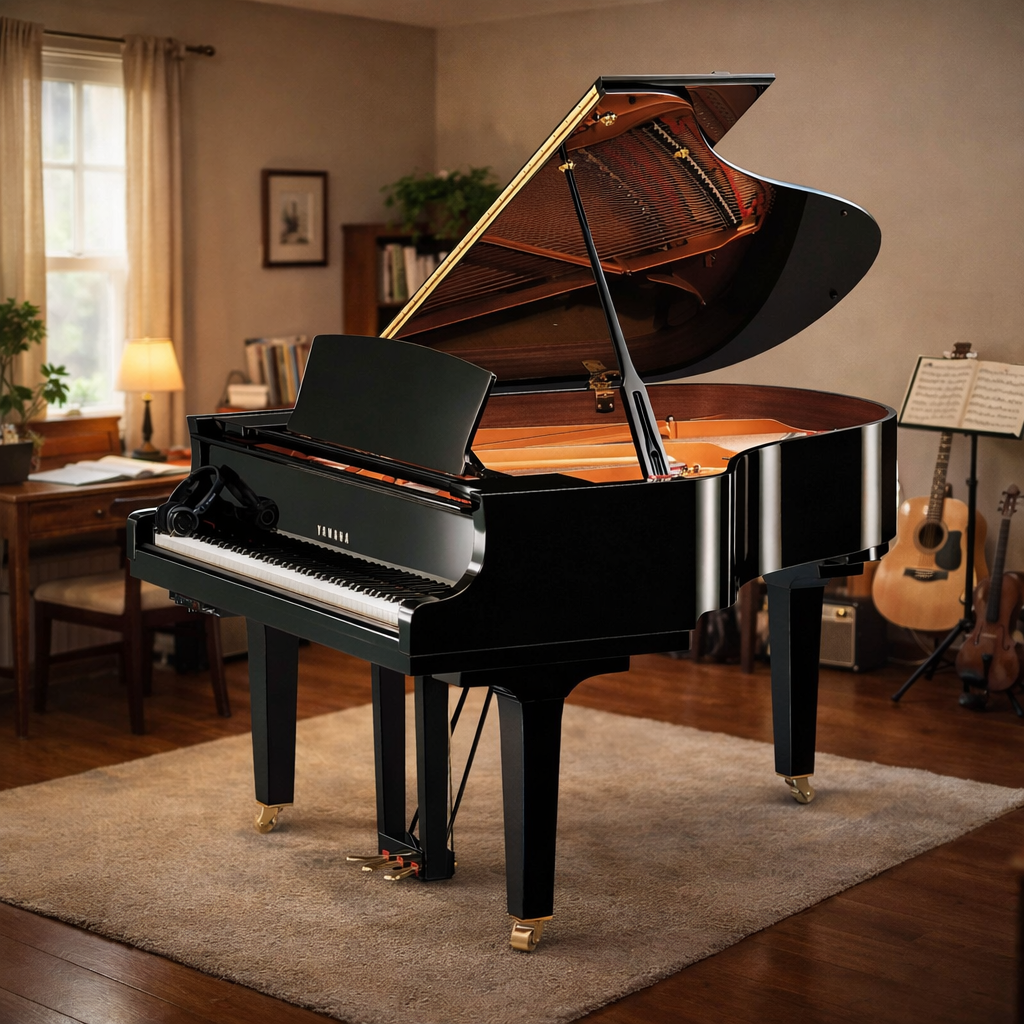 Yamaha C2xSH3 Silent Flügel in Wohnzimmer