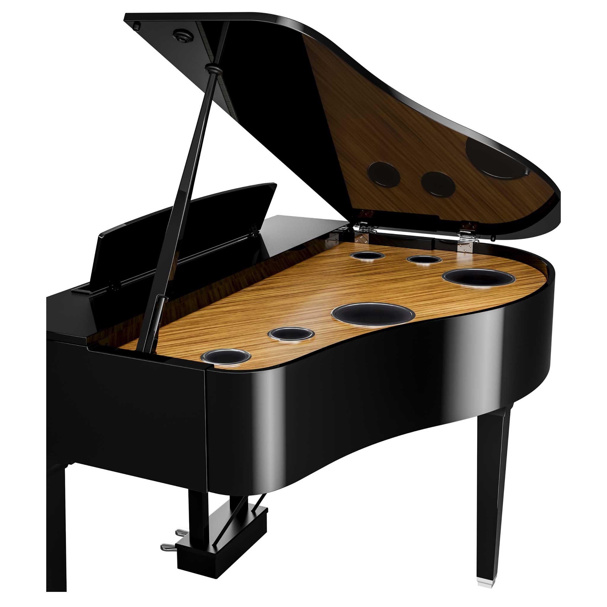 yamaha clp895gp schwarz polish rechte seite