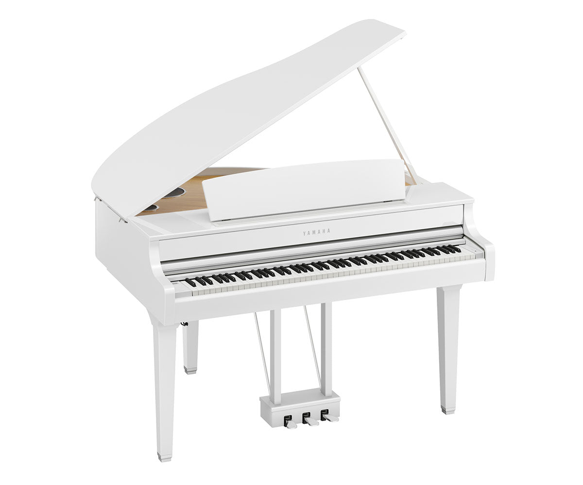Yamaha CLP Flügel 895 GP Weiss poliert