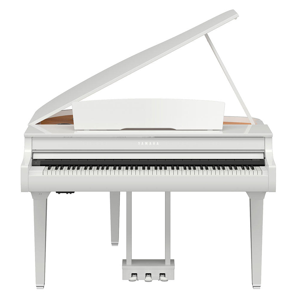 Yamaha Clavinova CSP-295GP Digitalflügel weiß deckel offen front