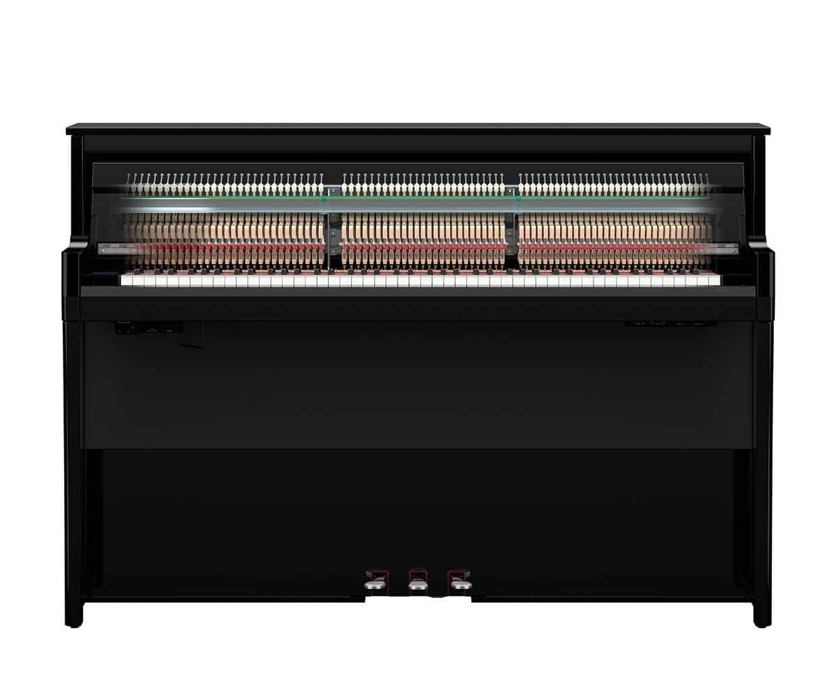 Yamaha AvantGrand NU1XA schwarz poliert oben transparent
