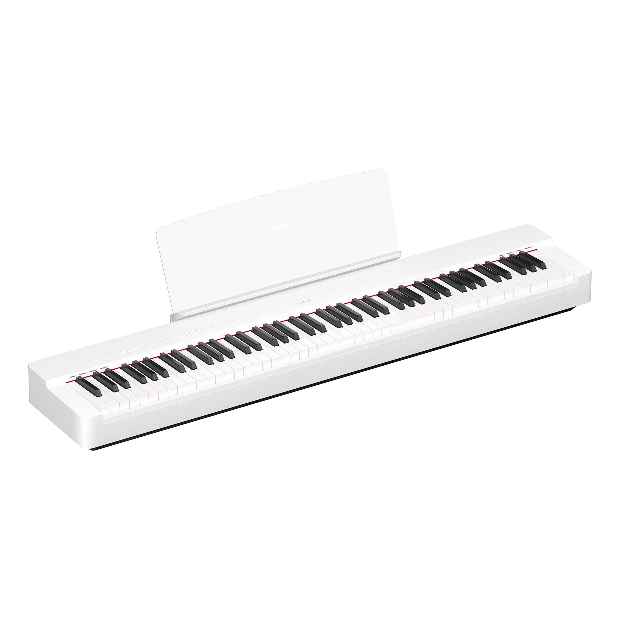 Yamaha P225 WH white left notestand