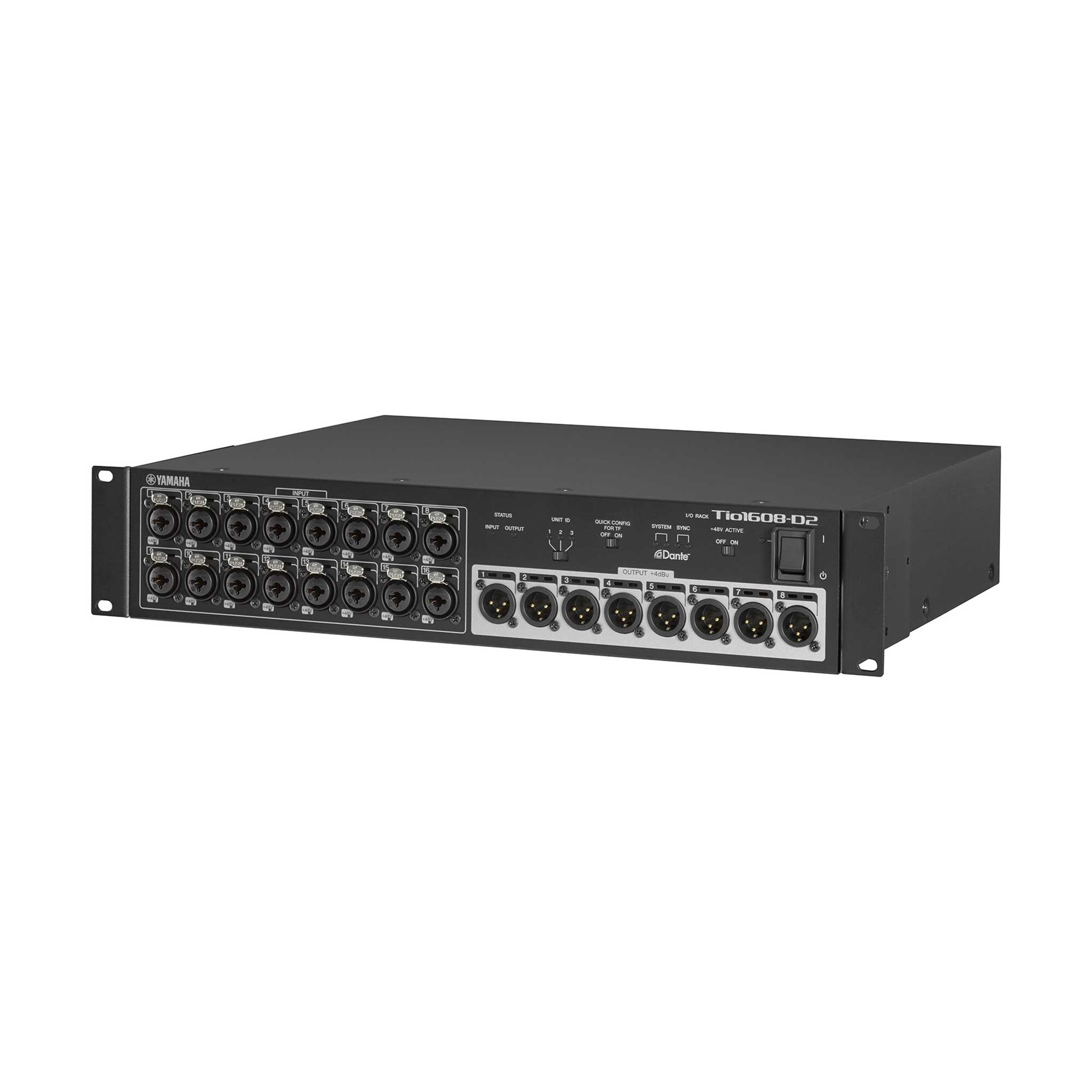 Yamaha Tio1608D2 Interface angle left