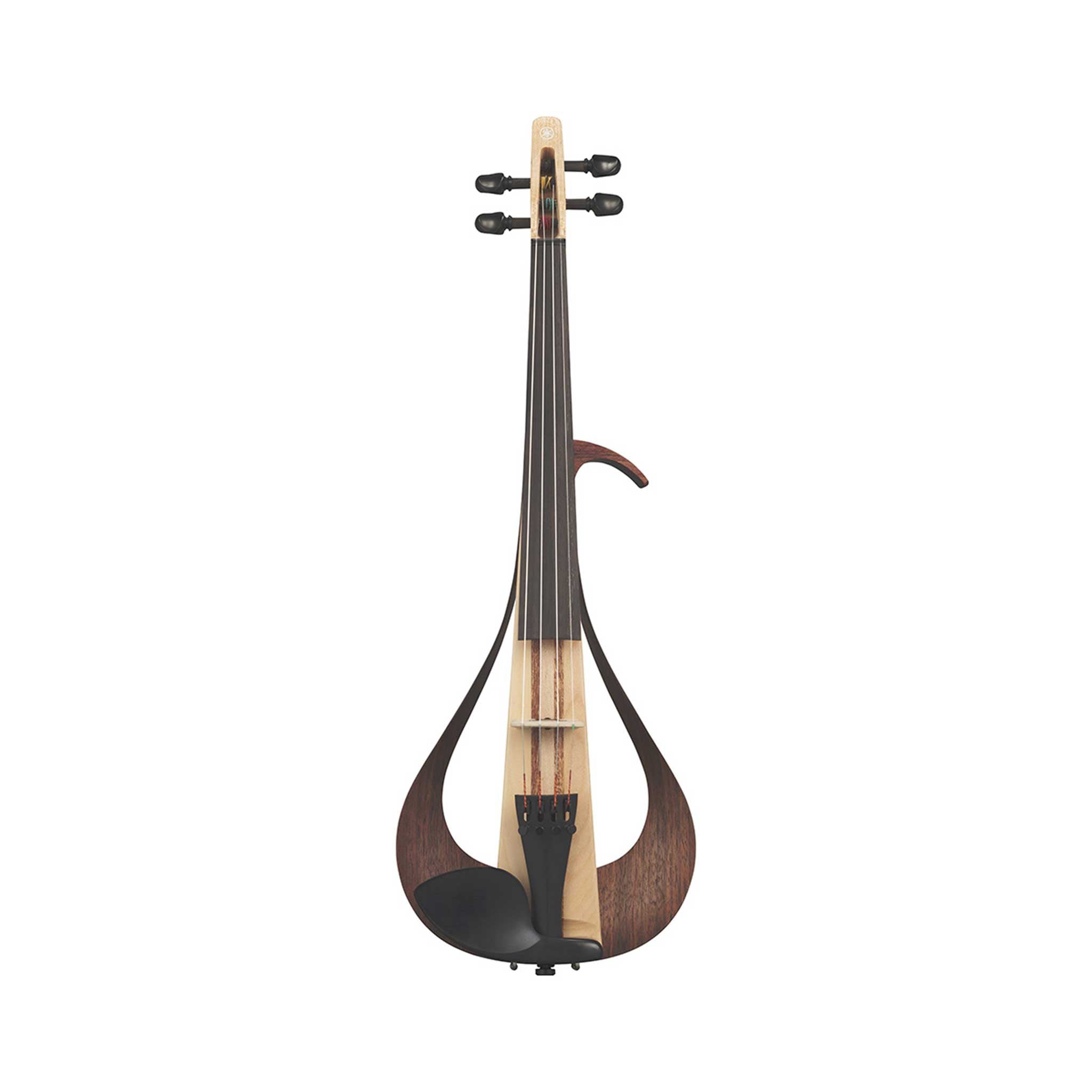 Yamaha YEV-104 Elektrische Violine natur von vorne auf weißem Hintergrund