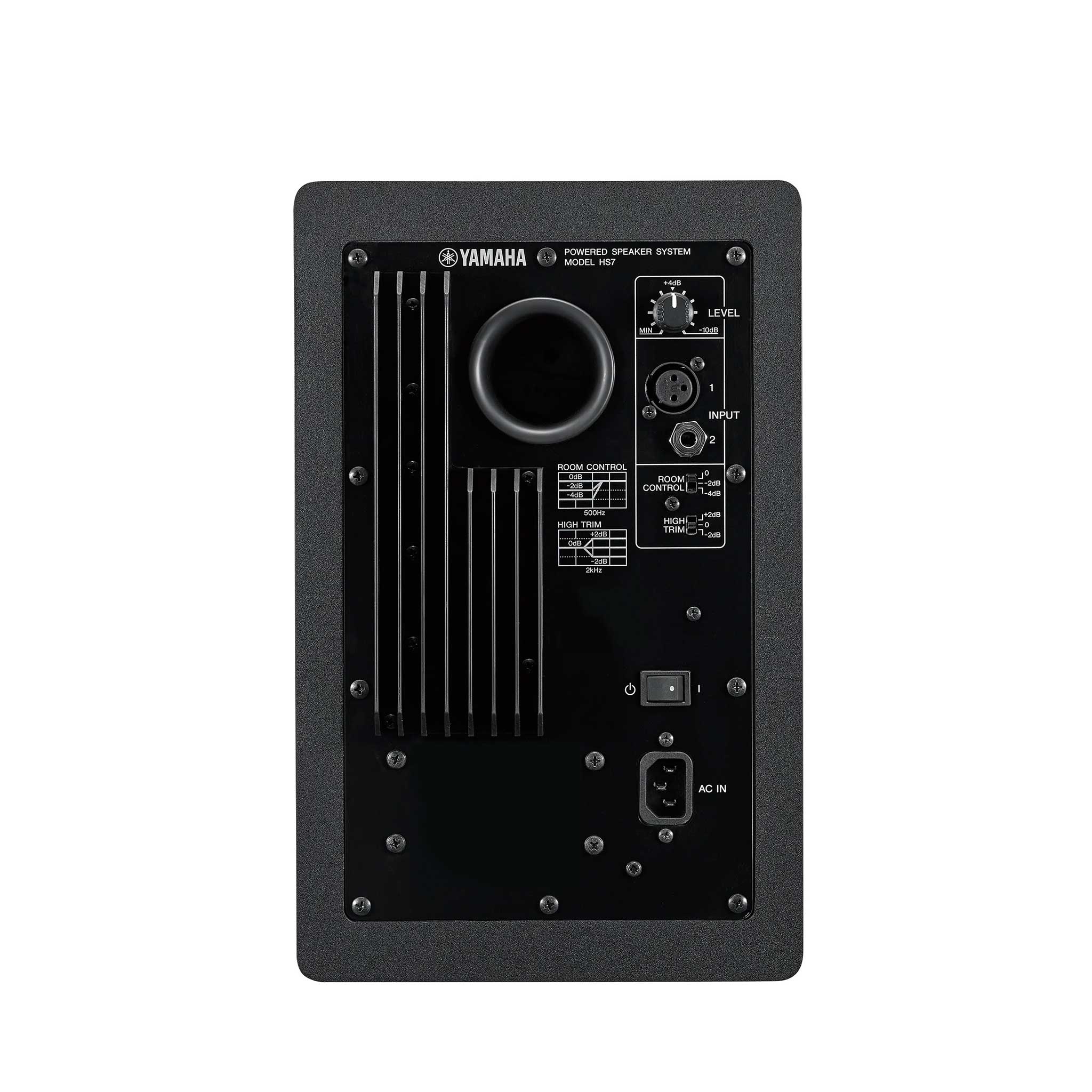 Yamaha HS7 Monitor black rear