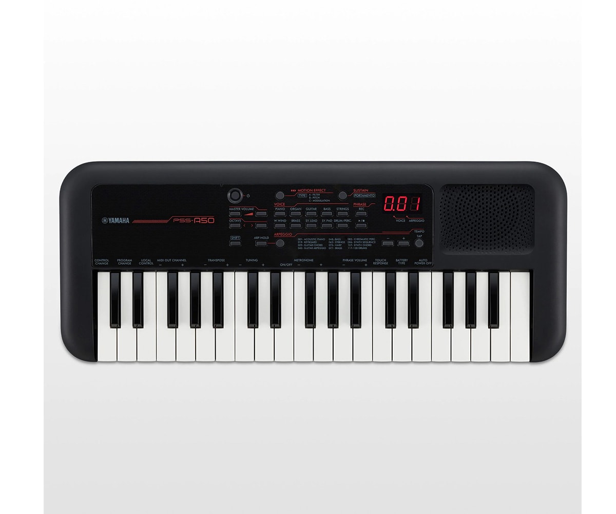 Yamaha PSS-A50 Mini Keyboard top