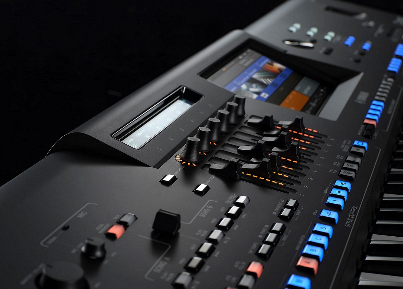 Yamaha Genos 2 Workstation detail oberfläche