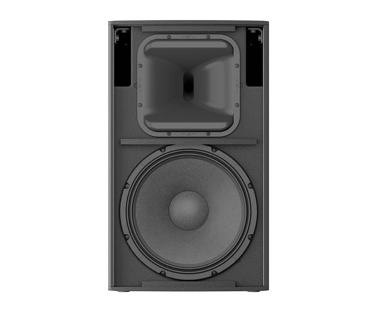Yamaha DZR15D Lautsprecher schwarz Vorderseite offen 