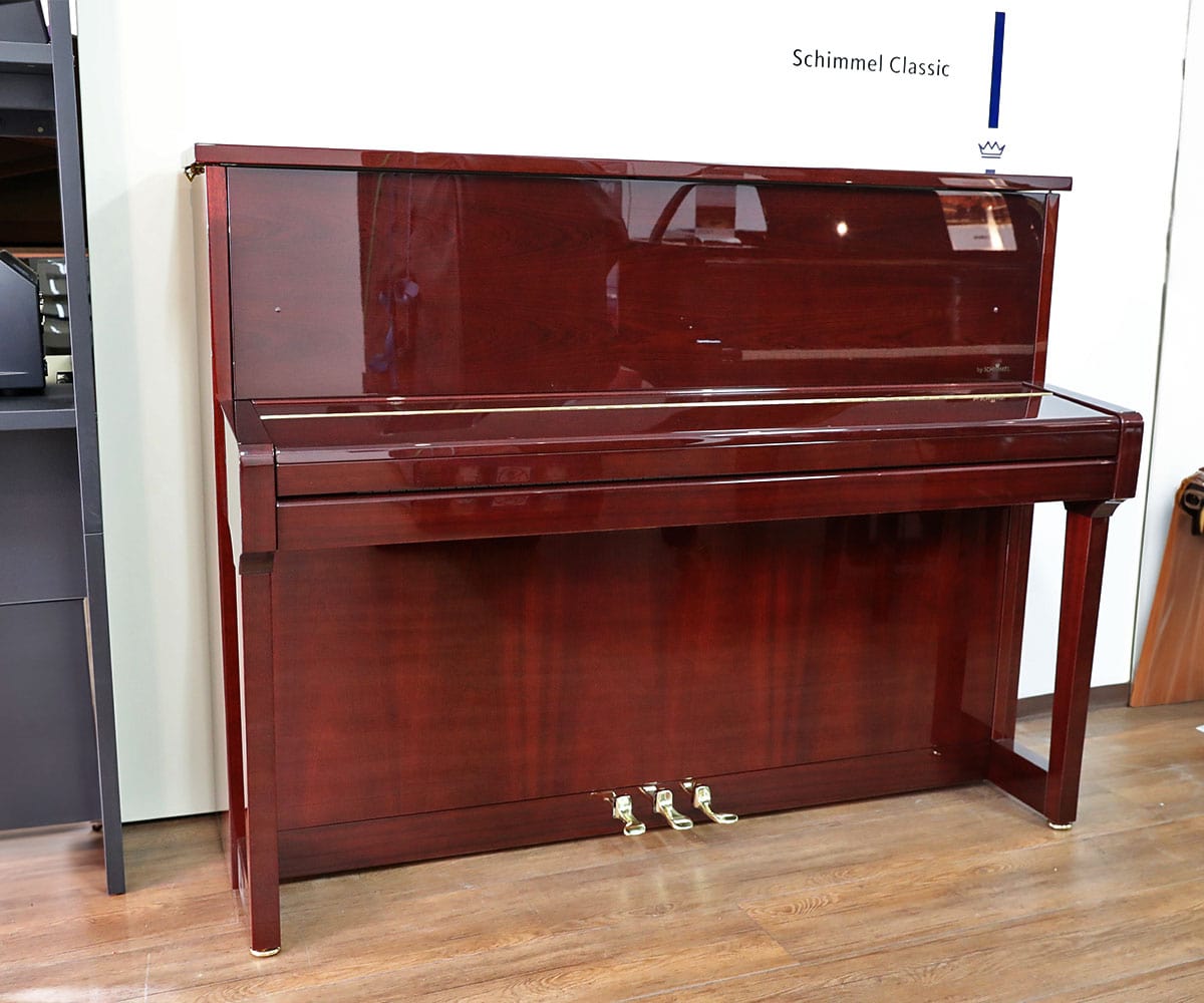 Wilhelm Schimmel W118 Mahagoni poliert geschlossen front