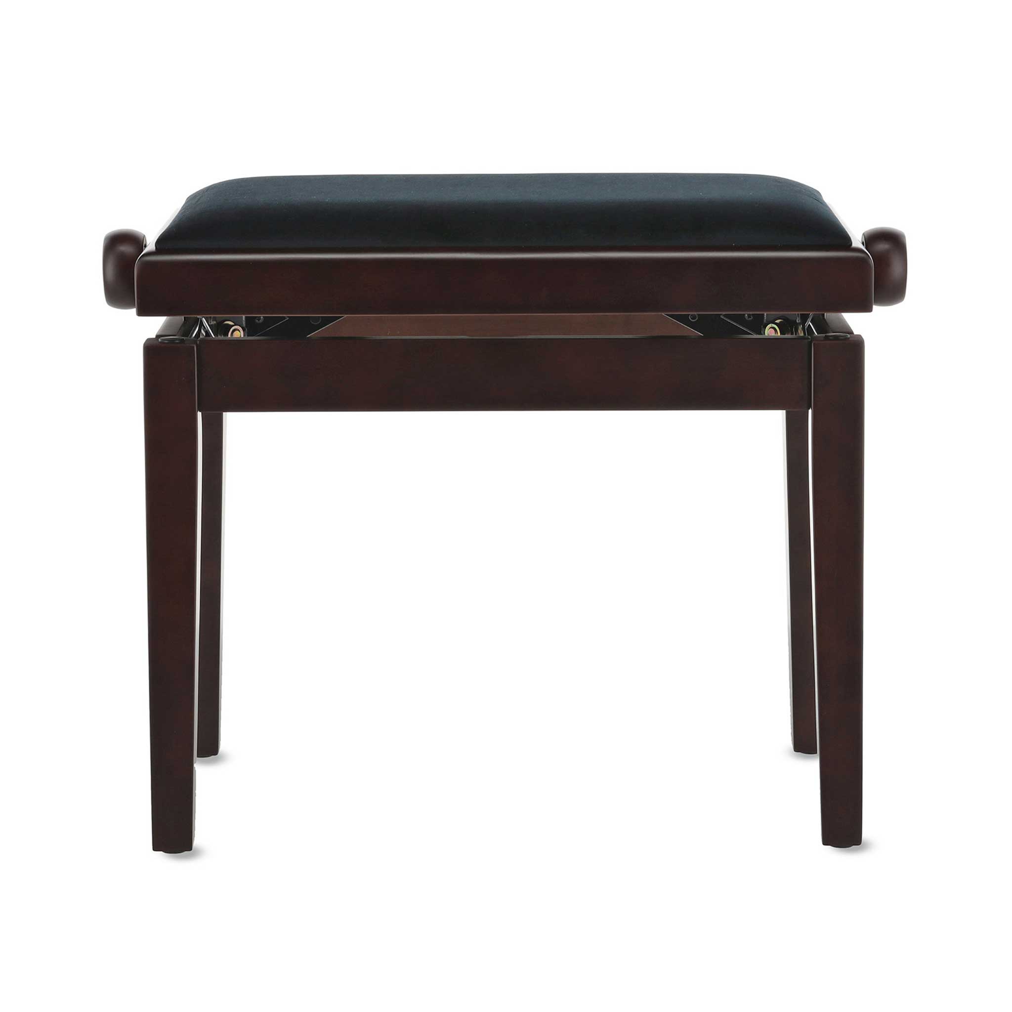 Klavierbank Gewa Deluxe Rosenholz Polster schwarz frontal