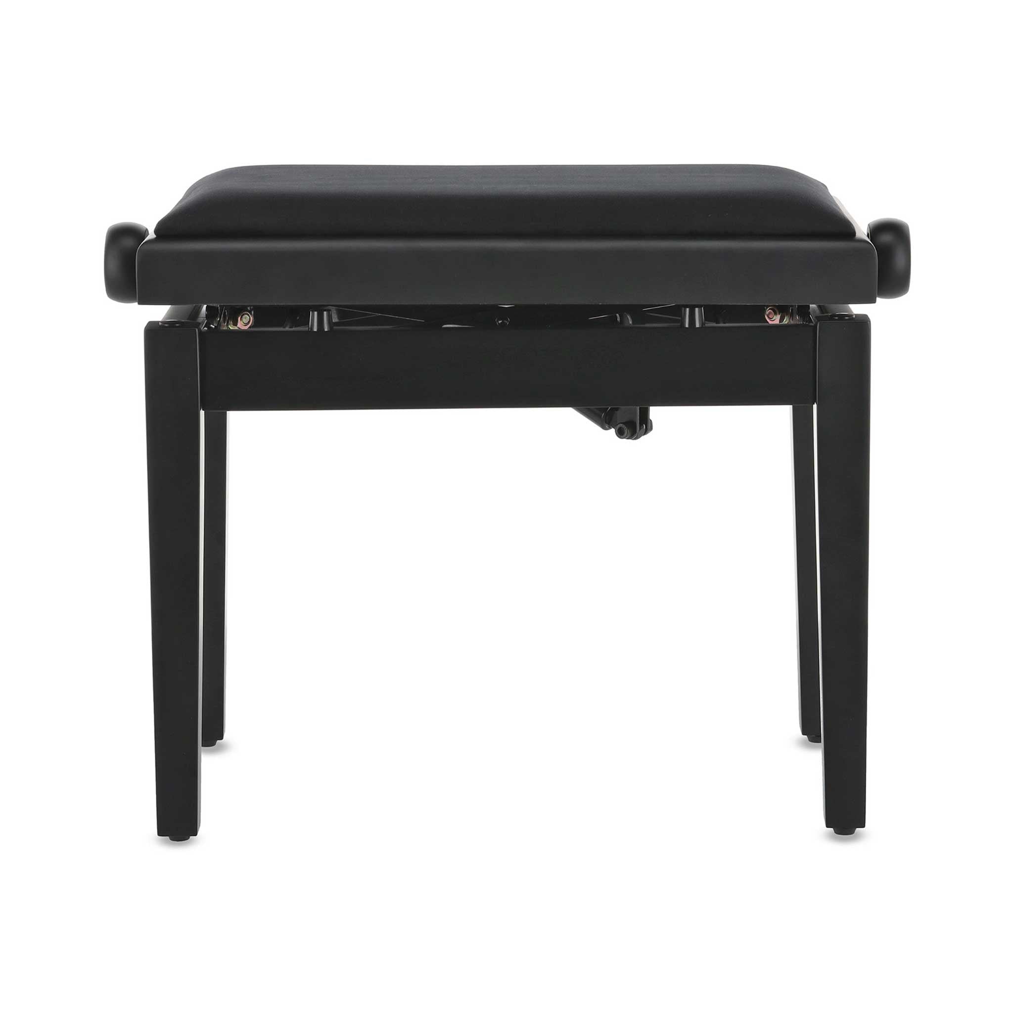 Gewa Autolift Klavierbank schwarz matt vorderseite minimal höhe
