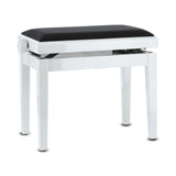 Gewa Pianobank Deluxe - weiß hochglanz Velours