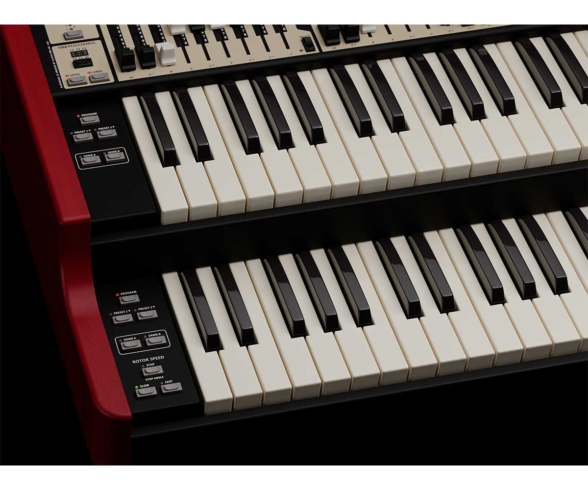 Clavia Nord Organ 3 detail linke seite