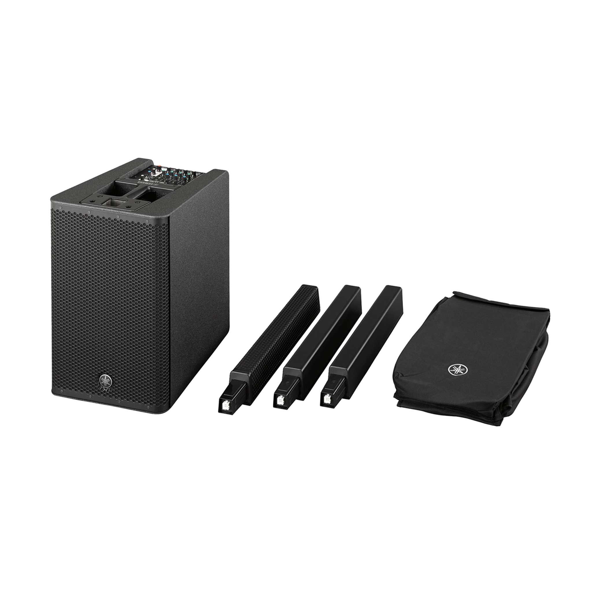 Yamaha Stagepas 1kmk2 zerlegt mit allen teilen säule und cover