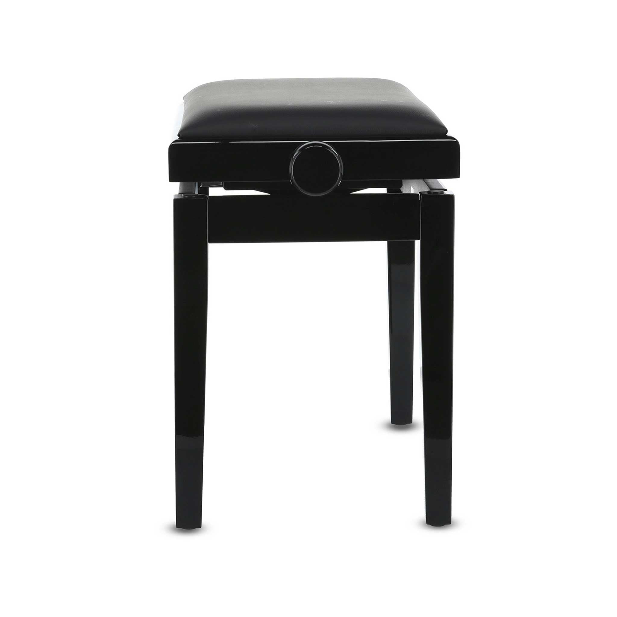 Piano Bank Gewa Deluxe schwarz hochglanz linke seite