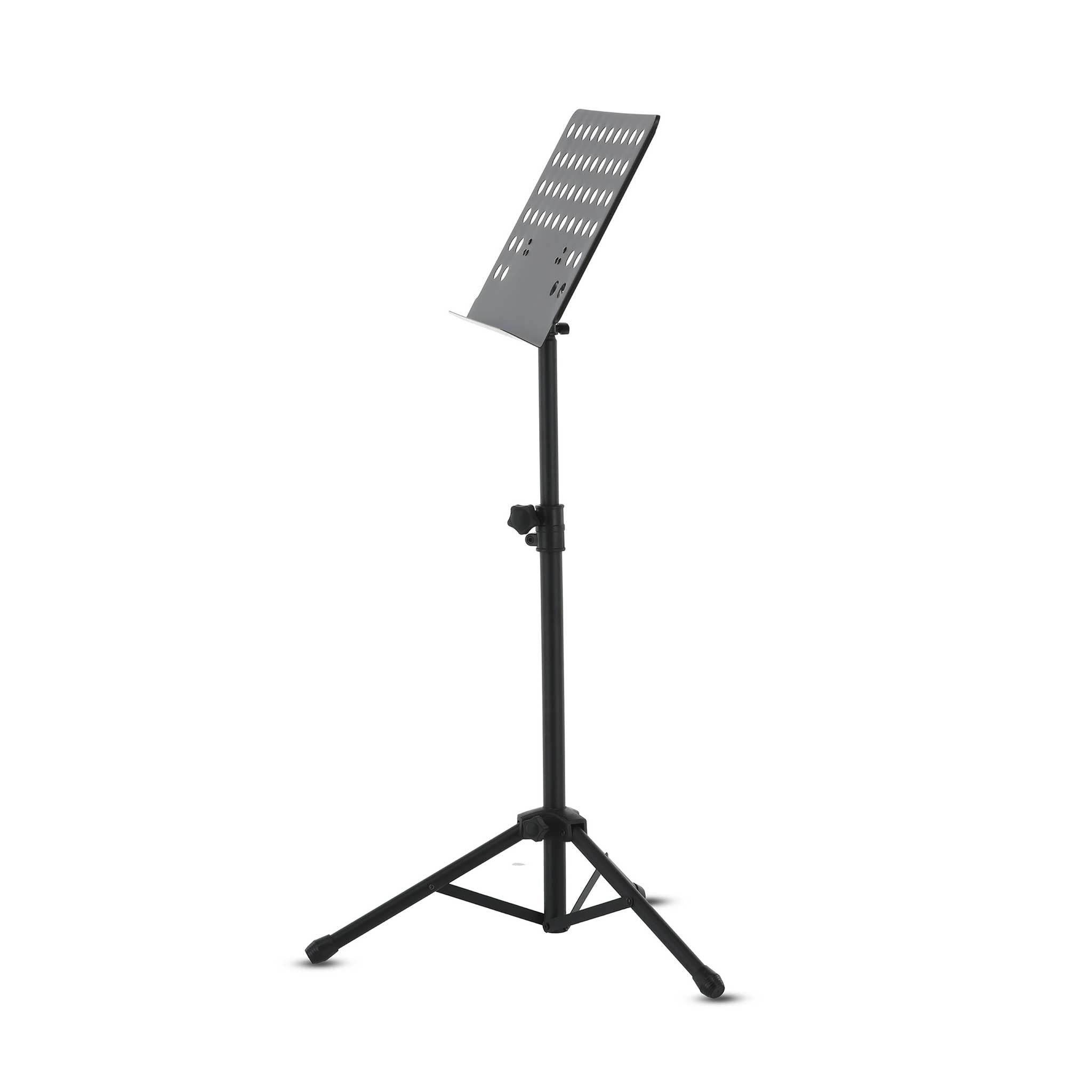 Gewa Orchesterpult schwarz mit Löcher Seite Rechts