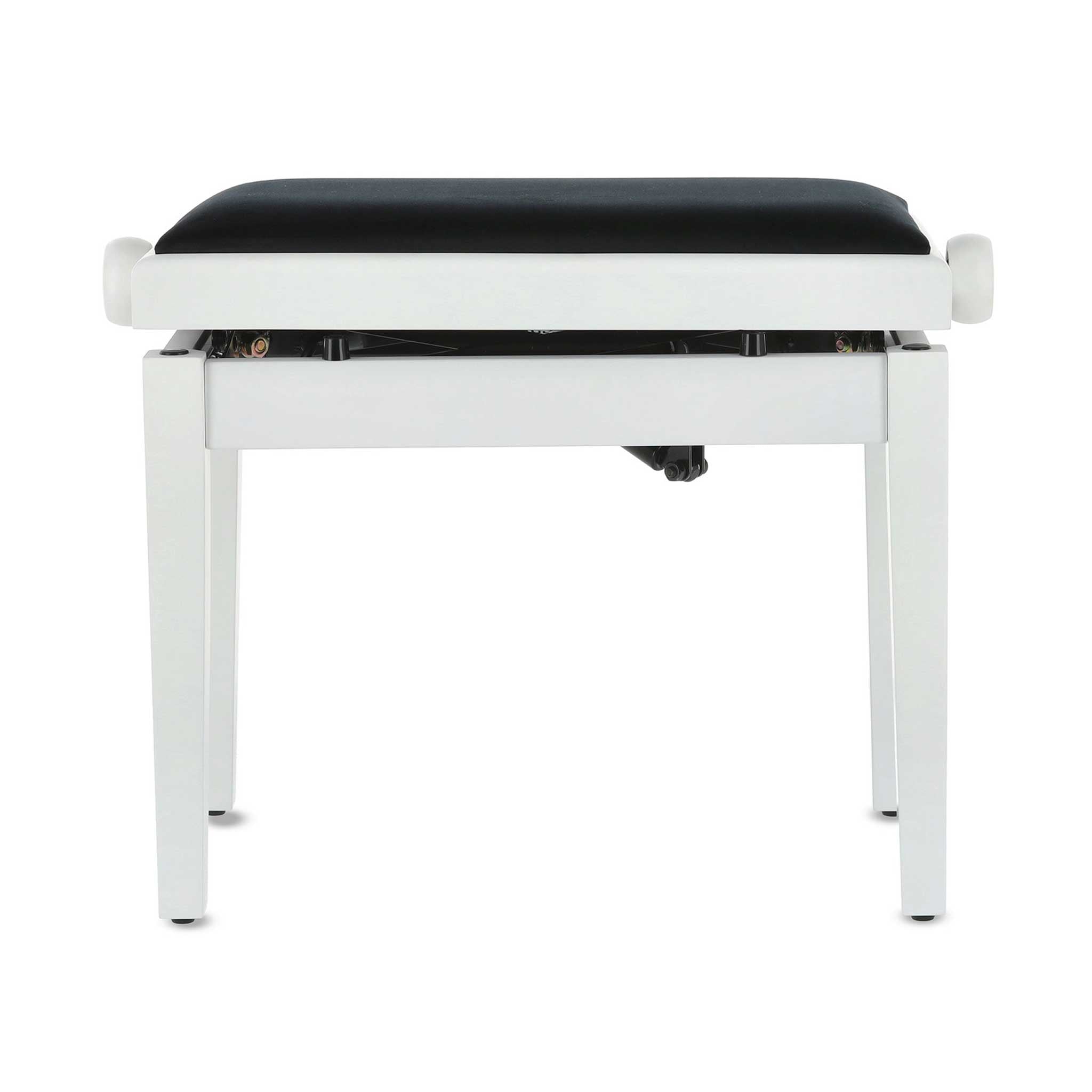 Gewa Autolift Klavierbank weiß matt front