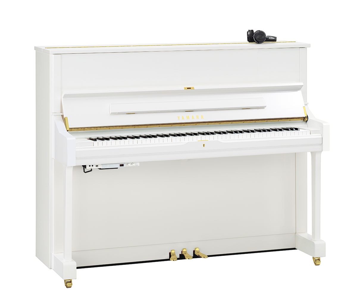 Yamaha U1 SH3 PWH - Silent Piano image 0