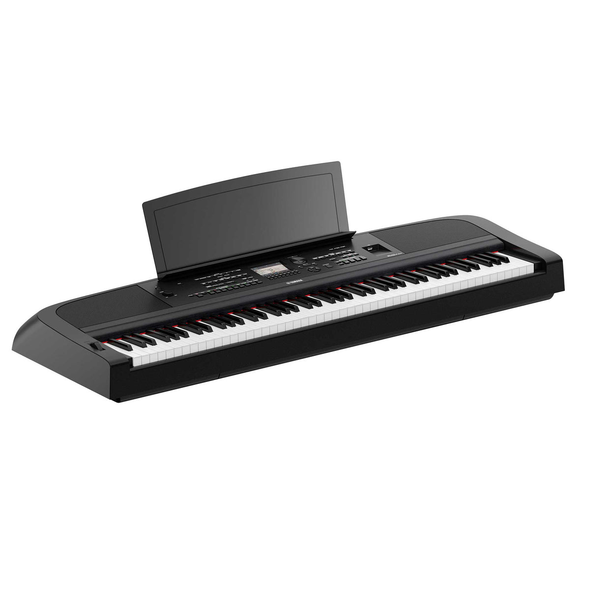Yamaha DGX670B Portable Grand Schwarz Perspetktivisch