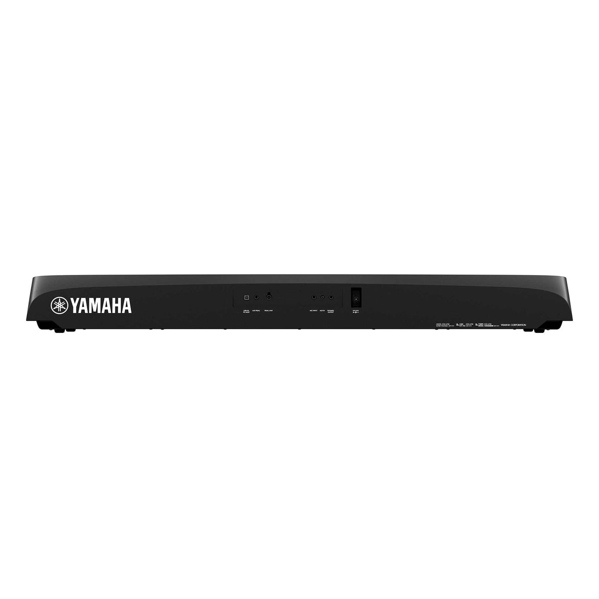 Yamaha DGX670B Portable Grand Schwarz Rückseite anschlüsse