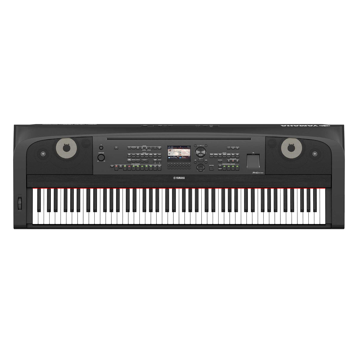 Yamaha DGX670B Portable Grand Schwarz oberseite