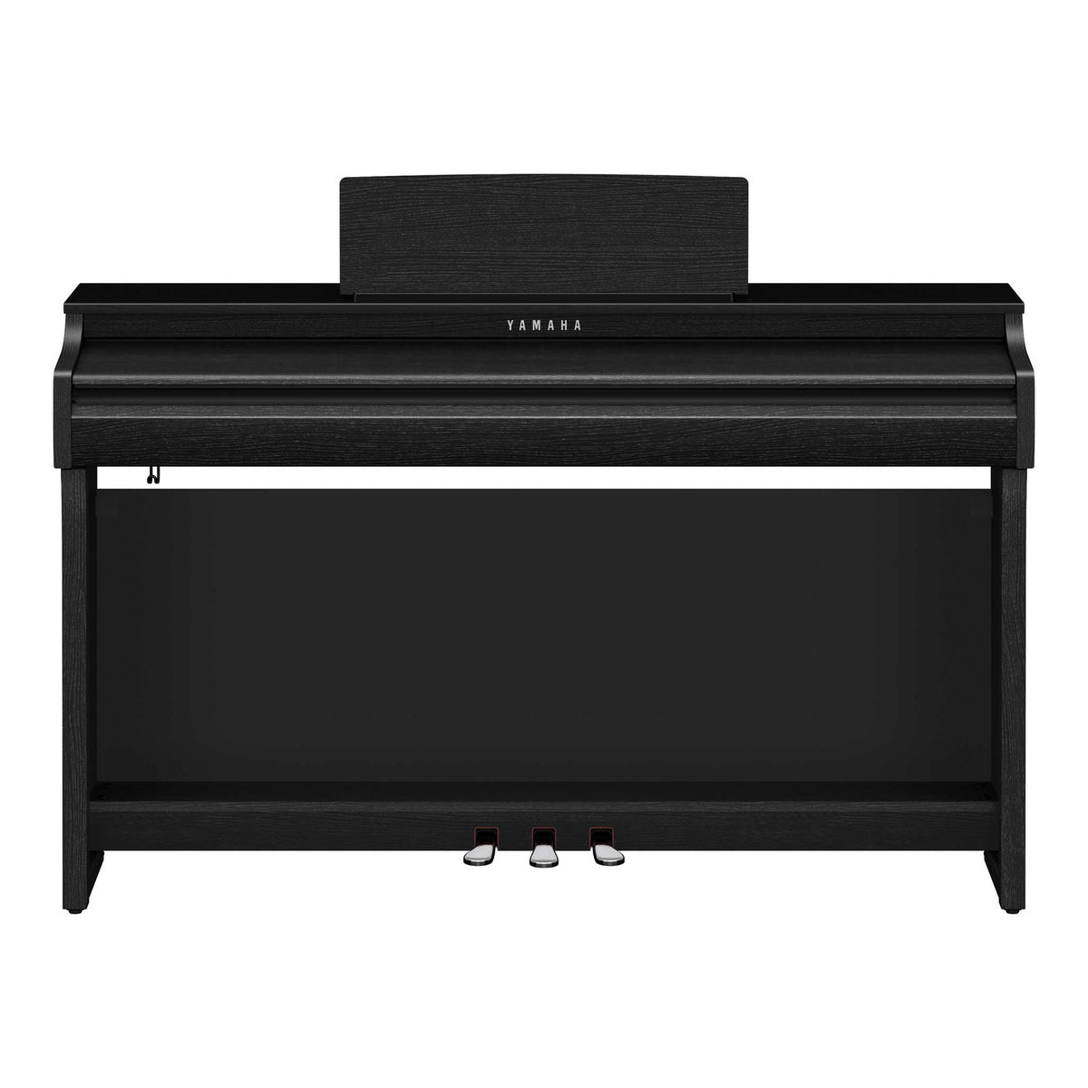 Digitalpiano Yamaha Clavinova CLP825 B schwarz matt front ansicht mit geschlossener Tastenklappe
