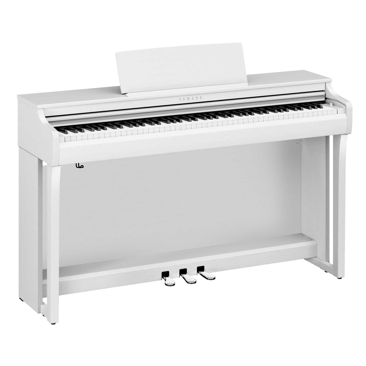 Digitalpiano Yamaha Clavinova CLP825wh weiss perspektive tasten und pedale
